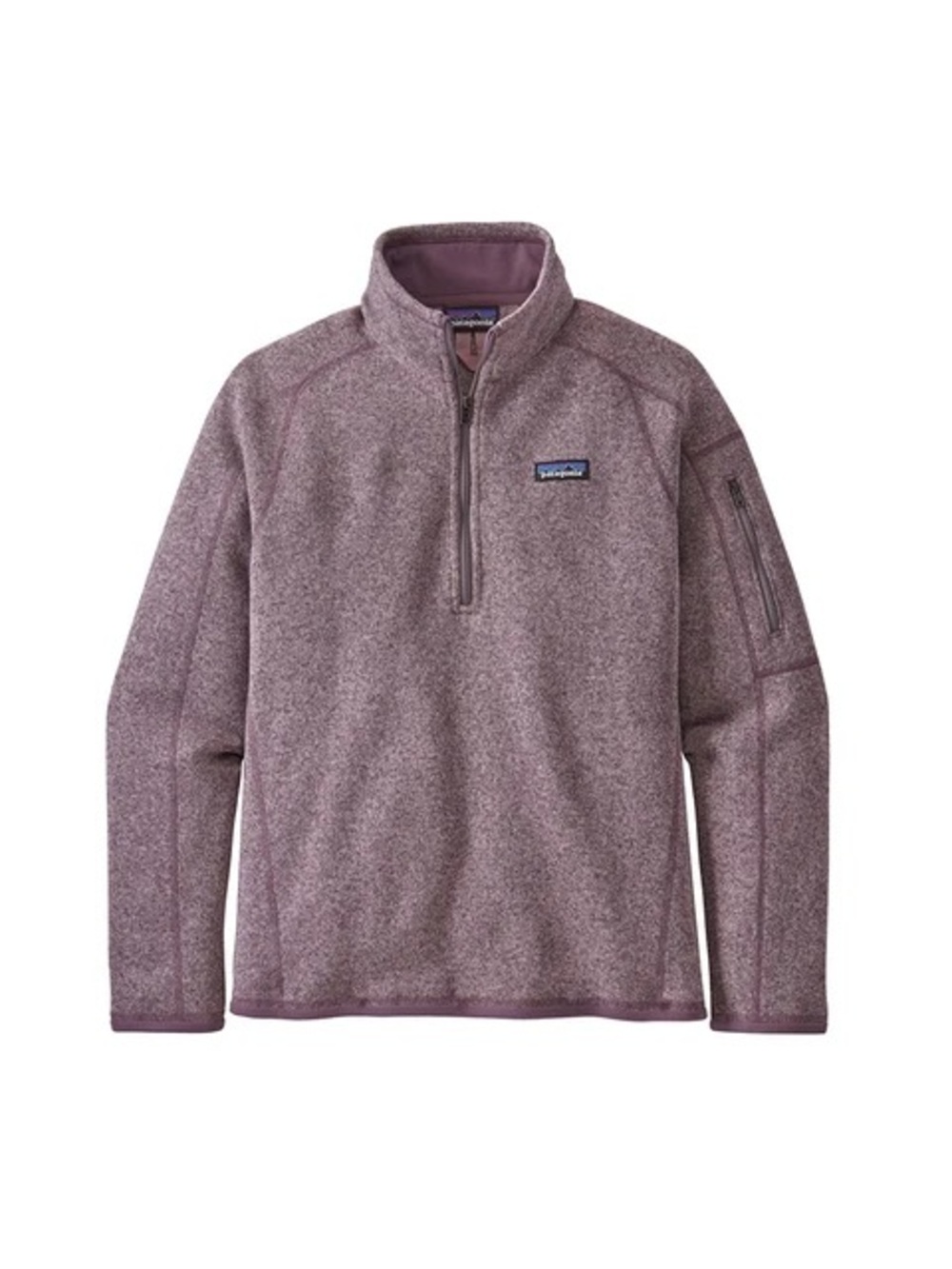 Patagonia Women's Better Sweater Half Zip in Mauve